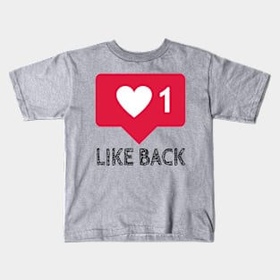 Instagram - Like Back Kids T-Shirt